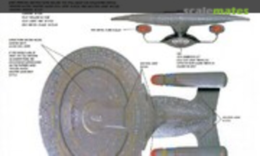 1:1400 Galaxy Class Detailing Decals (PNT Models 5006) 5006