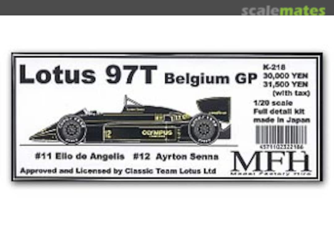 Boxart Lotus 97T K-218 Model Factory Hiro