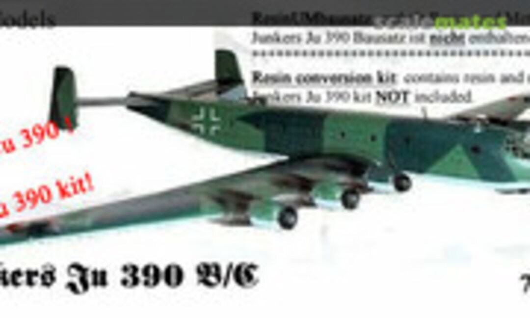 1:72 Junkers Ju 390 C Fernbomber (Bird Models 72138A) 72138A