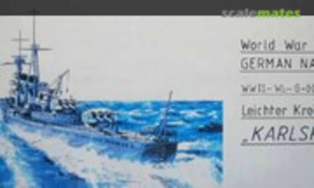 1:700 Leichter Kreuzer "Karlsruhe" (HP-Models WWII-WL-G-003) WWII-WL-G-003
