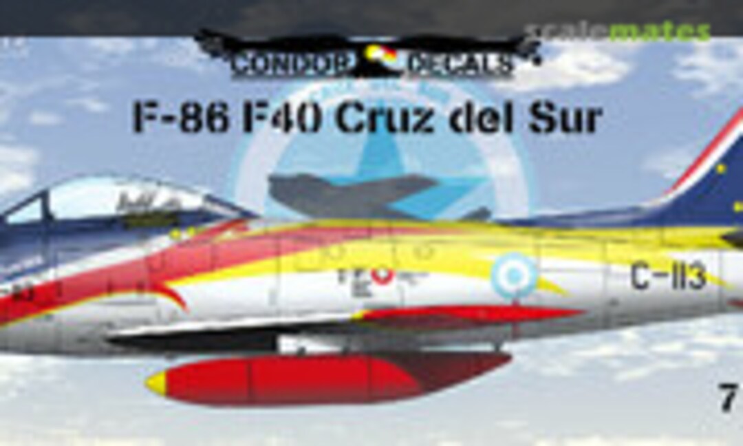 1:72 ESCUADRILLA ACROBÁTICA CRUZ DEL SUR (Condor Decals 72065) 72065