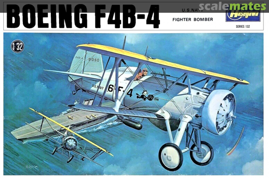 Boxart Boeing F4B-4 JS-066 Hasegawa Boxart Boeing F4B-4 JS-066 Hasegawa