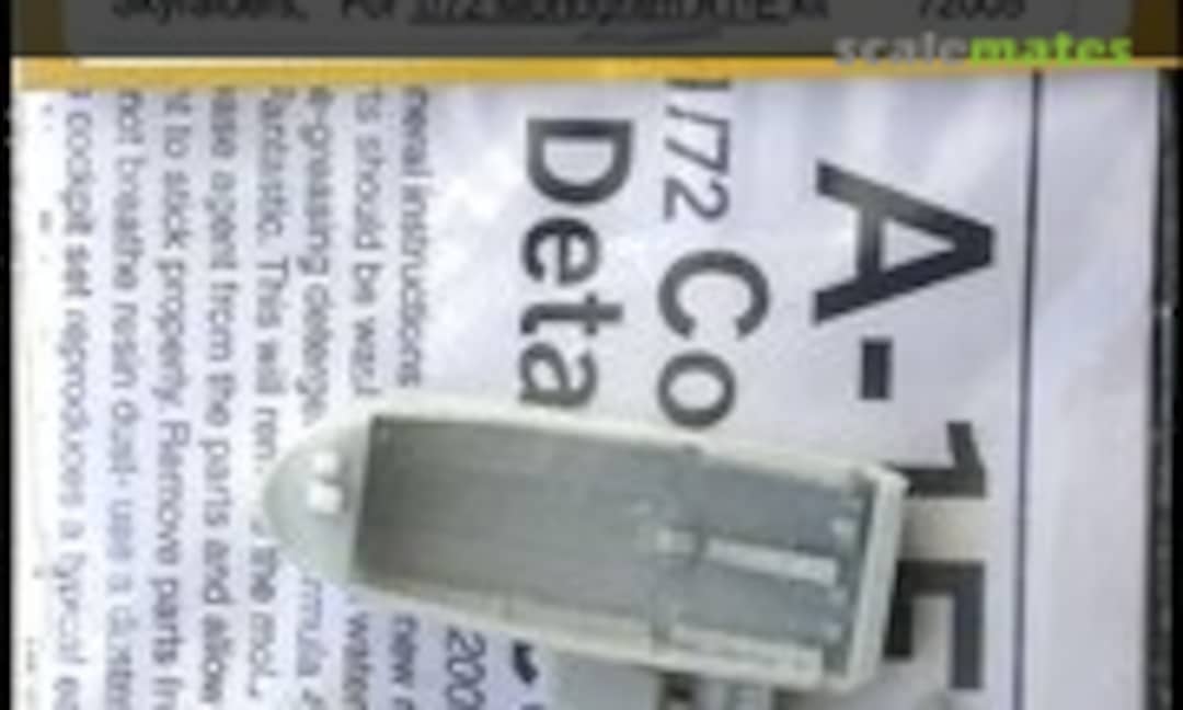 1:72 A-1E/AD-5 Skyraider cockpit Detail Set (Cobra Company 72005) 72005