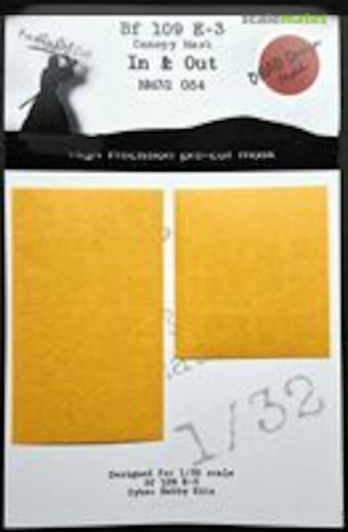 Boxart Bf 109 E-3 Canopy Mask In And Out Canopy Mask NM32054 DEAD Design Models Boxart Bf 109 E-3 Canopy Mask In And Out Canopy Mask NM32054 DEAD Design Models