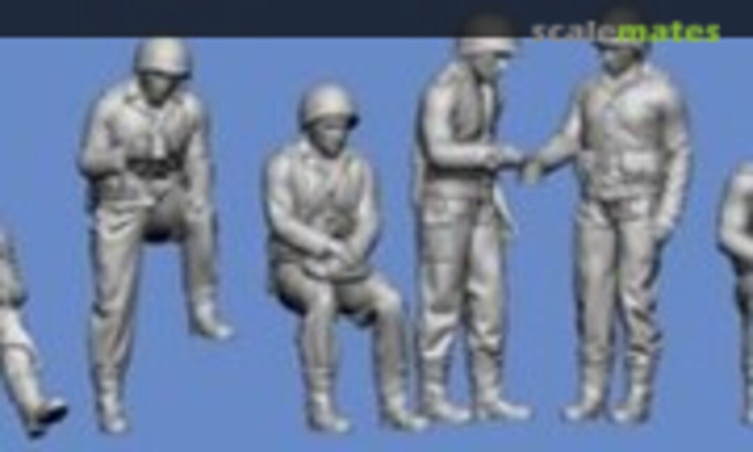 1:72 US Infantrymen Rest - Eat and Drink 02 (Germania Figuren GF72-WW2-239) GF72-WW2-239