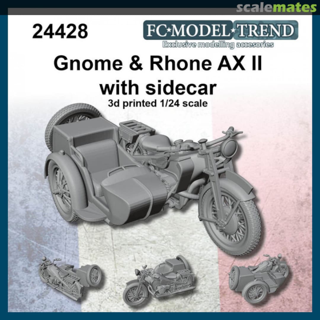 Boxart Gnome & Rhone AX II with Sidecar 24428 FC Model Trend Boxart Gnome & Rhone AX II with Sidecar 24428 FC Model Trend