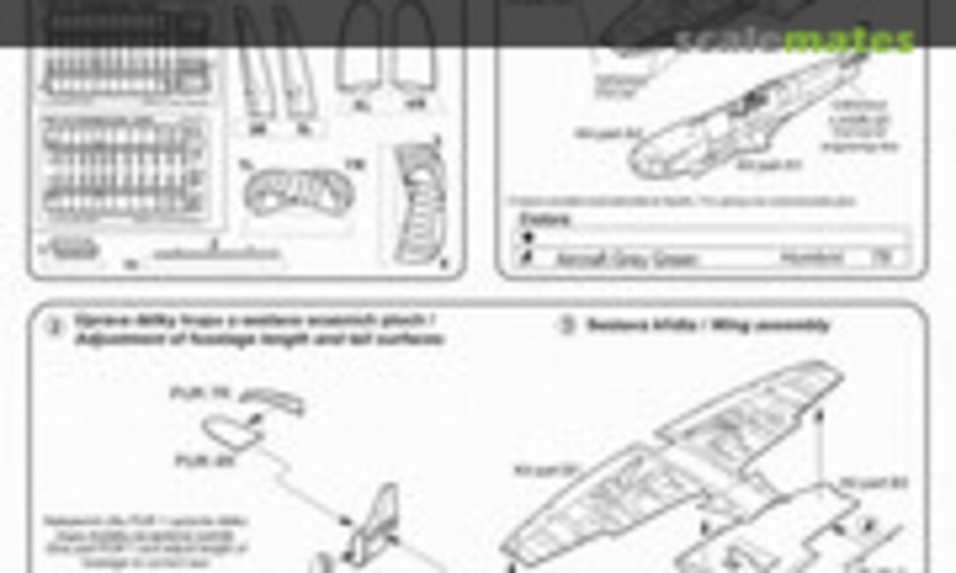 1:48 Supermarine Spitfire Mk.IX detail set (CMK 4104) 4104
