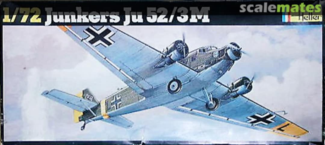 Boxart Junkers Ju 52/3m 380 Heller Boxart Junkers Ju 52/3m 380 Heller