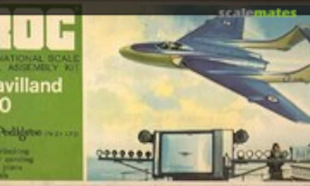 1:72 de Havilland DH110 (Frog/Tri-ang Pedigree (NZ) Ltd. F325)