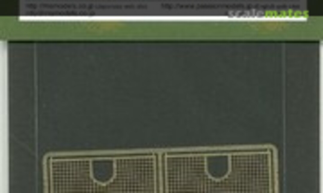 1:35 Tiger I Mid - Late Type Engine Grill Set (Passion Models P35-087) P35-087