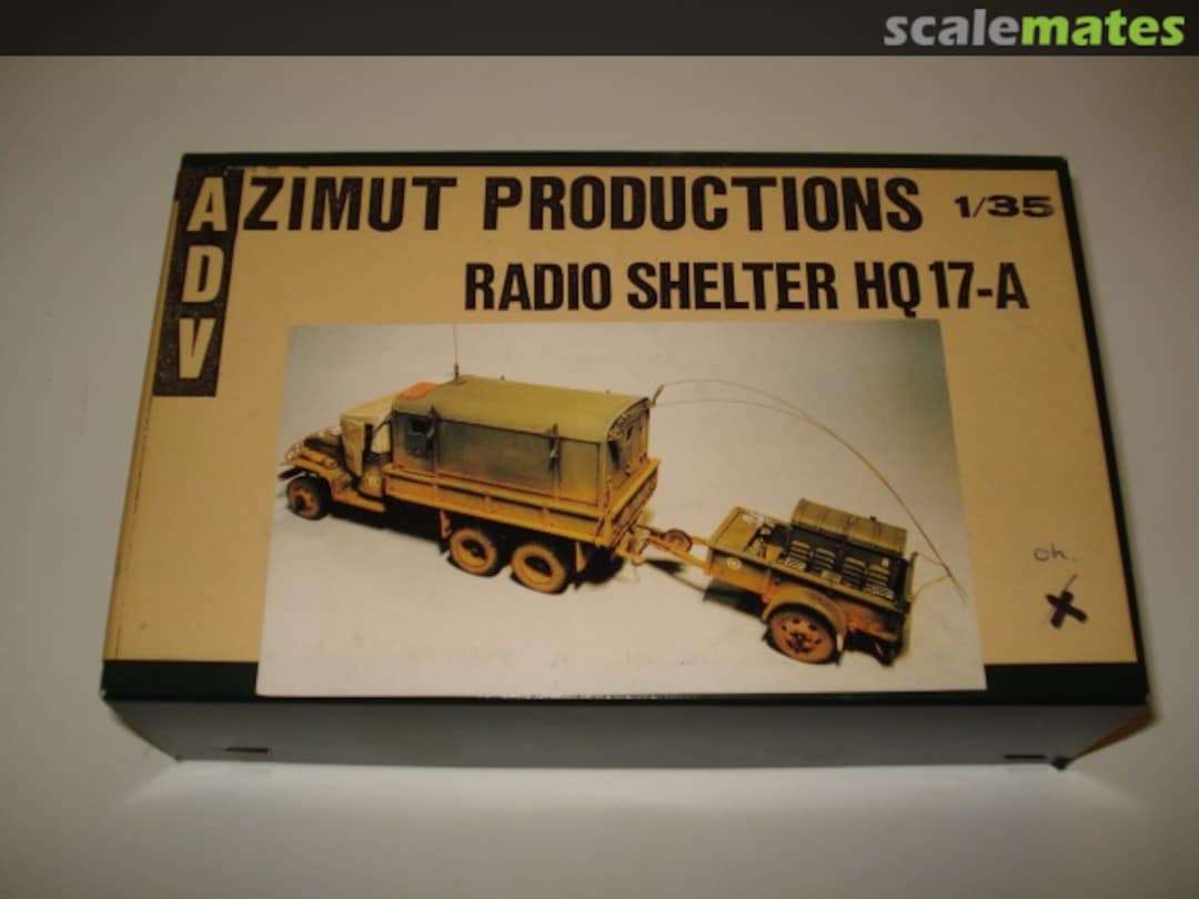 Boxart GMC CCKW HO-17A Radio Shelter & Generator 35131 ADV Azimut Boxart GMC CCKW HO-17A Radio Shelter & Generator 35131 ADV Azimut