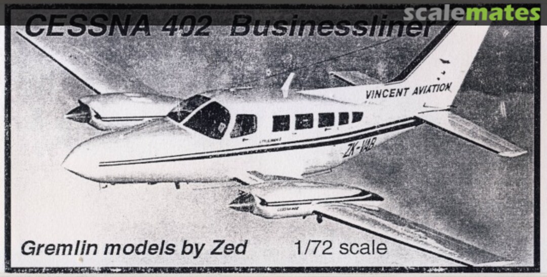 Boxart Cessna 402 (C) Businessliner Gremlin Models Boxart Cessna 402 (C) Businessliner Gremlin Models
