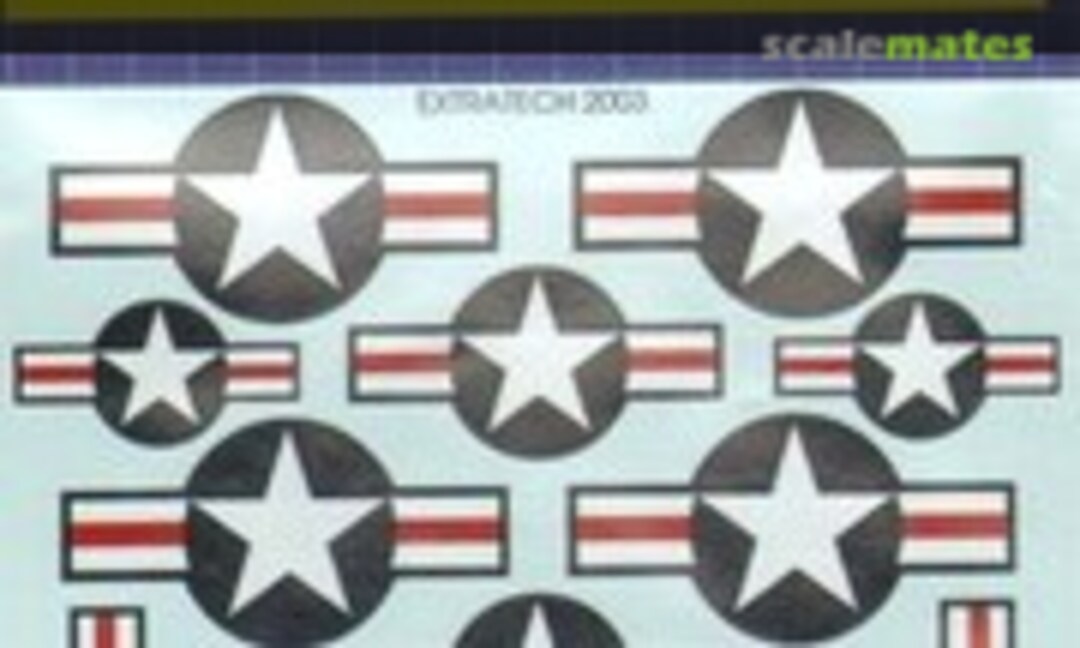 1:72 USAF Post-War Stars and Bars (Extratech EXZ 7207) EXZ 7207