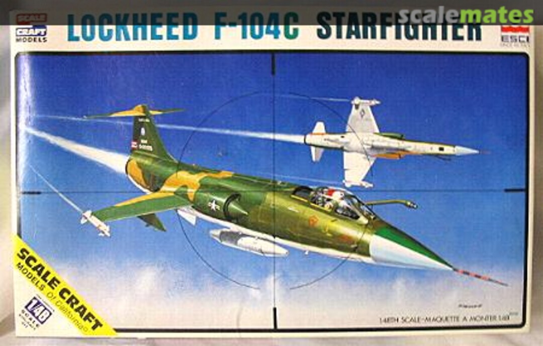 Boxart Lockheed F-104C Starfighter 4013 ESCI/Scale Craft Boxart Lockheed F-104C Starfighter 4013 ESCI/Scale Craft