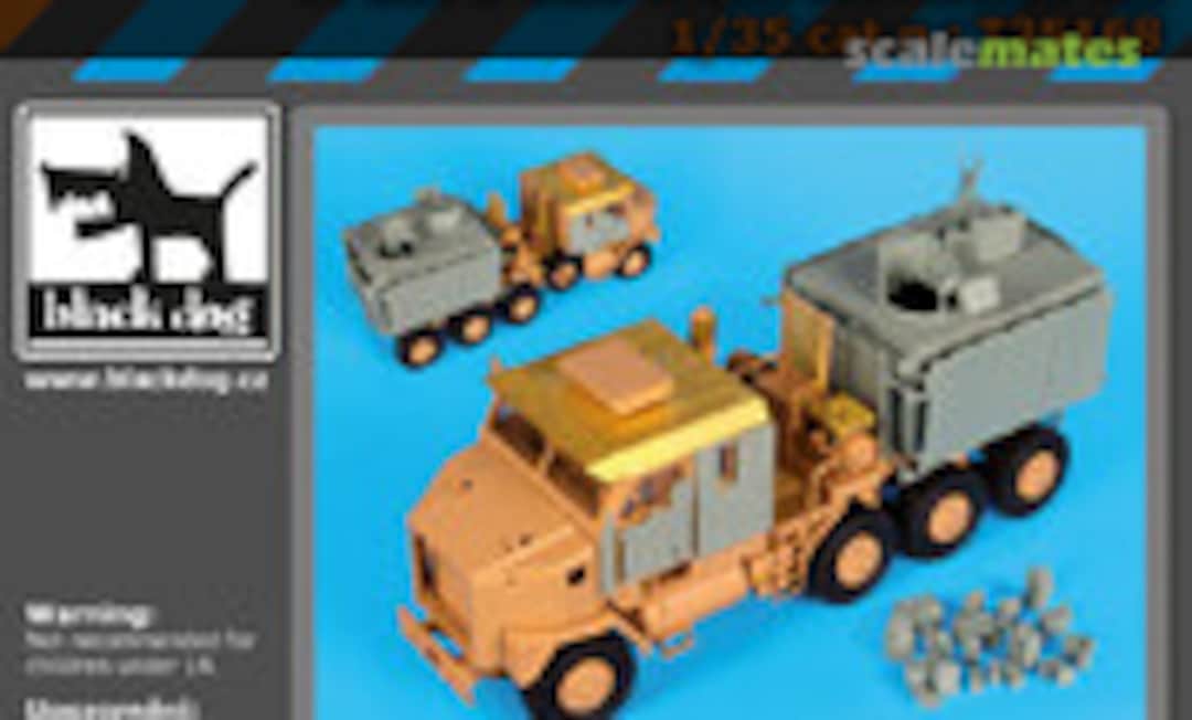1:35 M 1070 Gun truck conversion set (Black Dog T35168) T35168