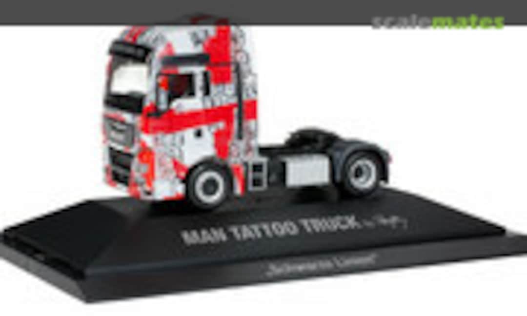 MAN TGX XXL Euro6 Solo-Zugmaschine &quot;MAN - Schwarze Linie&quot; (PC) (Herpa 918718)
