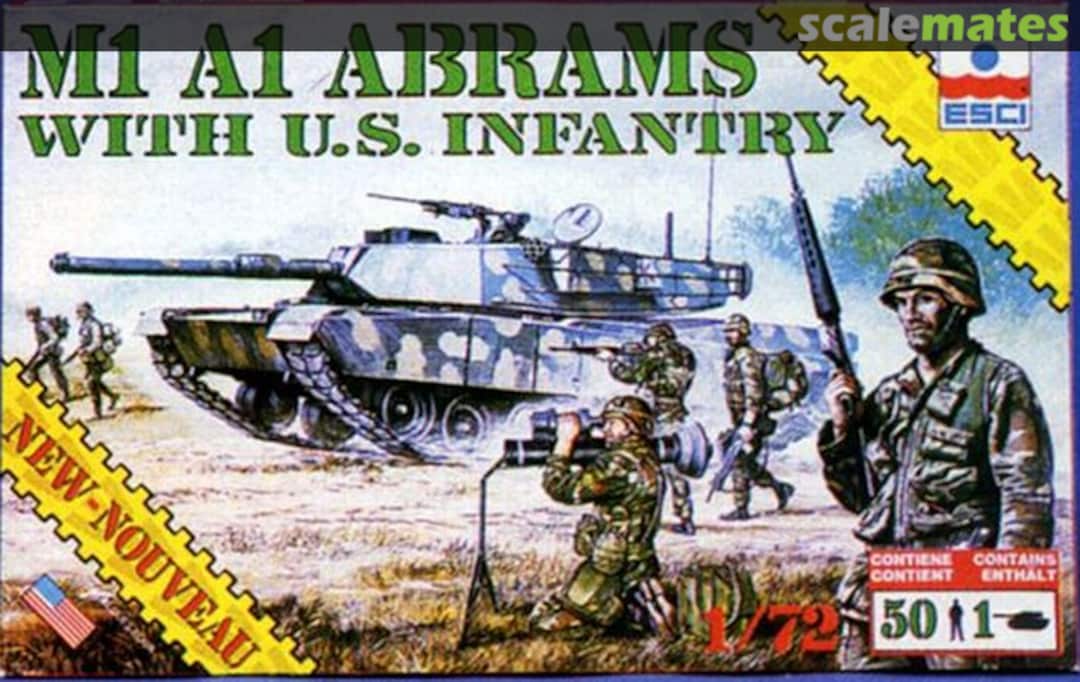 Boxart M1A1 Abrams with U.S. Infantry 8602 ESCI Boxart M1A1 Abrams with U.S. Infantry 8602 ESCI