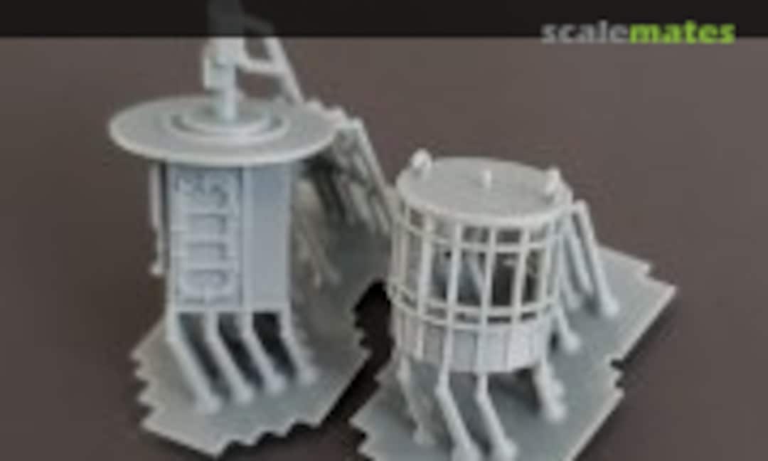 1:200 Type 271 Target Indication Radar, with round "Lantern" enclosure (Model Monkey 200-Type 271 round) 200-Type 271 round