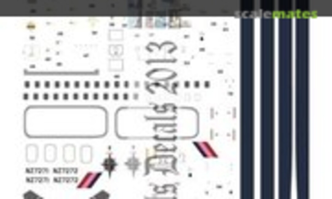 1:200 RNZAF B727-022C Early/First scheme (Oldmodels Decals OMD0022) OMD0022