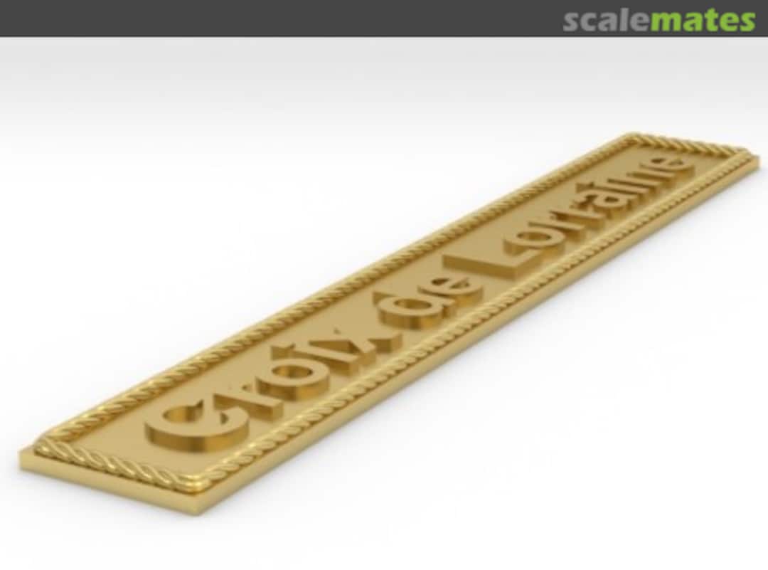 Boxart Croix de Lorraine np-Croix-3 Model Monkey Boxart Croix de Lorraine np-Croix-3 Model Monkey