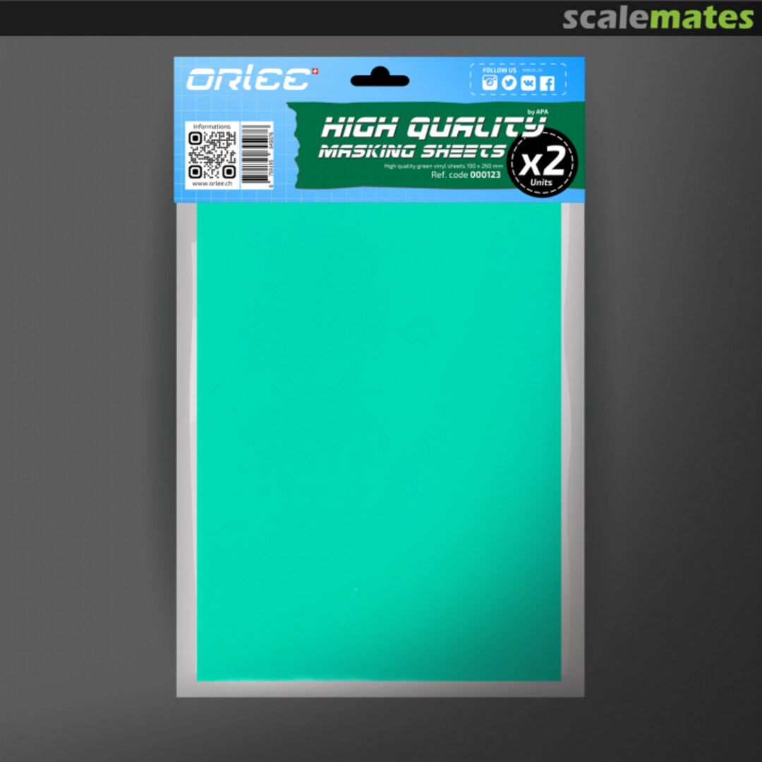 Boxart High Quality masking sheets by Apa 000123 Orlee Boxart High Quality masking sheets by Apa 000123 Orlee