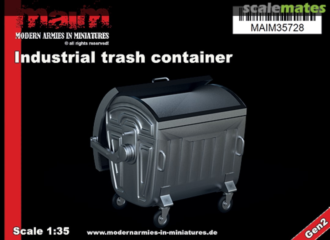 Boxart Industrial trash container MAIM35728 MAiM Boxart Industrial trash container MAIM35728 MAiM