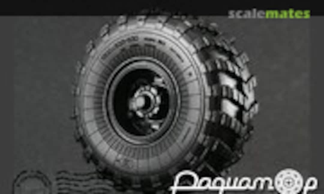 1:43 Rubbers set VI-3 (ВИ-3) for KRAZ-255; KRAZ-260; MAZ-5316; MAZ-6317 (Maestro Wheels MW43_T_VI-3)