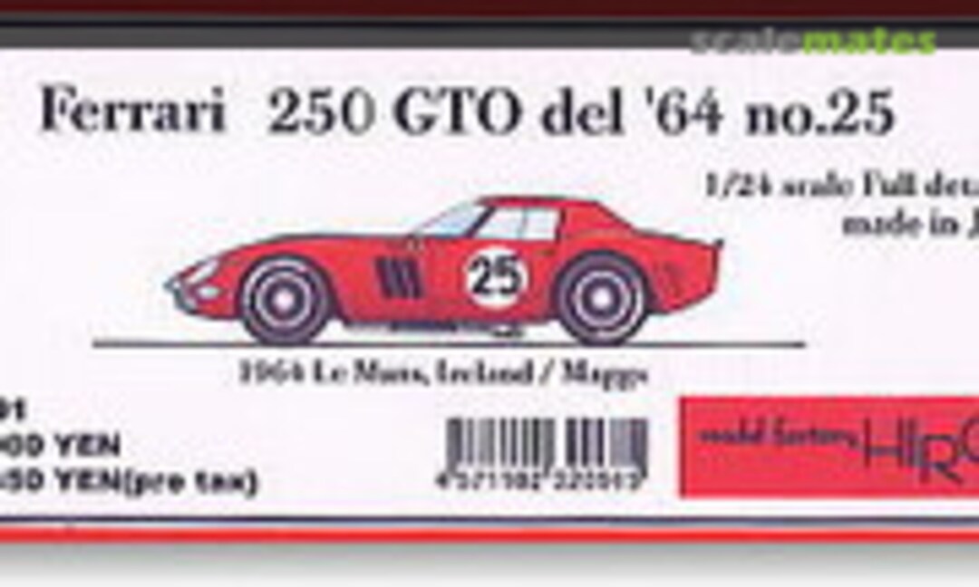 Ferrari 250 GTO (Model Factory Hiro K-091)