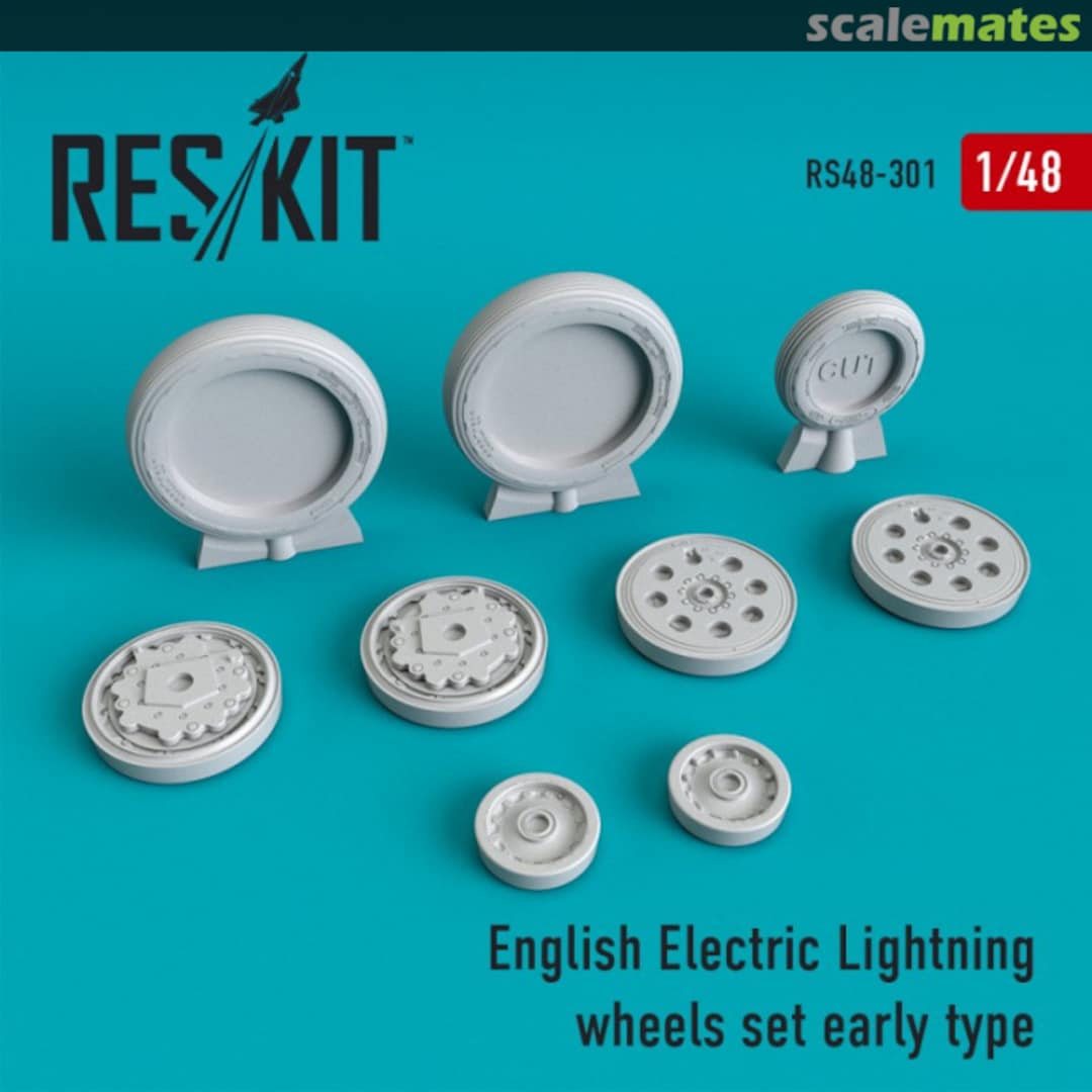 Boxart English Electric Lightning - wheels set (early) RS48-0301 ResKit Boxart English Electric Lightning - wheels set (early) RS48-0301 ResKit