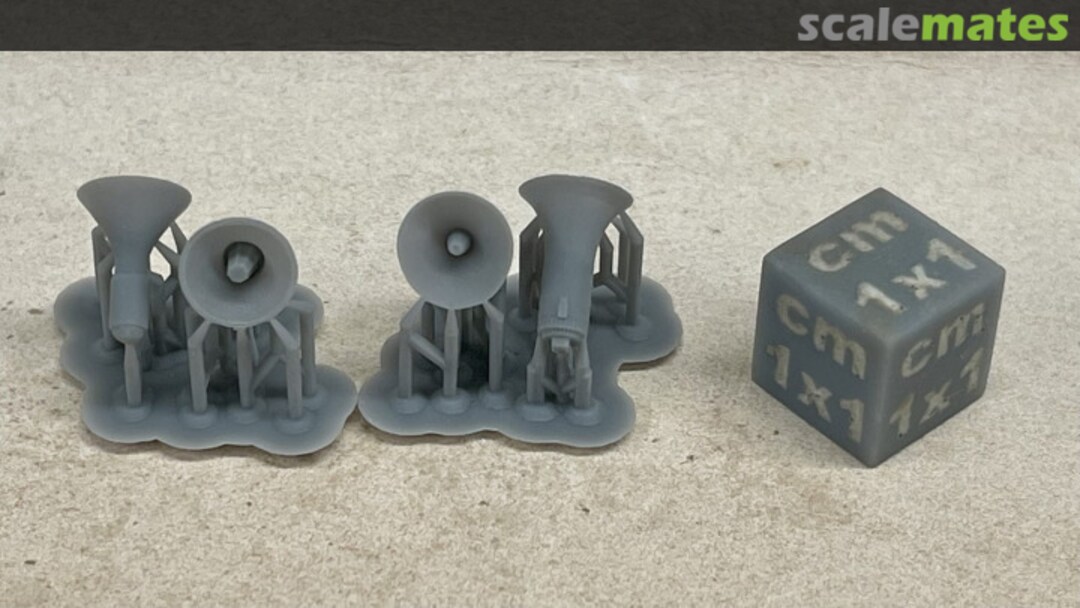 Boxart Megaphone large - 2 different types/pieces 35080114 EMP3d Boxart Megaphone large - 2 different types/pieces 35080114 EMP3d