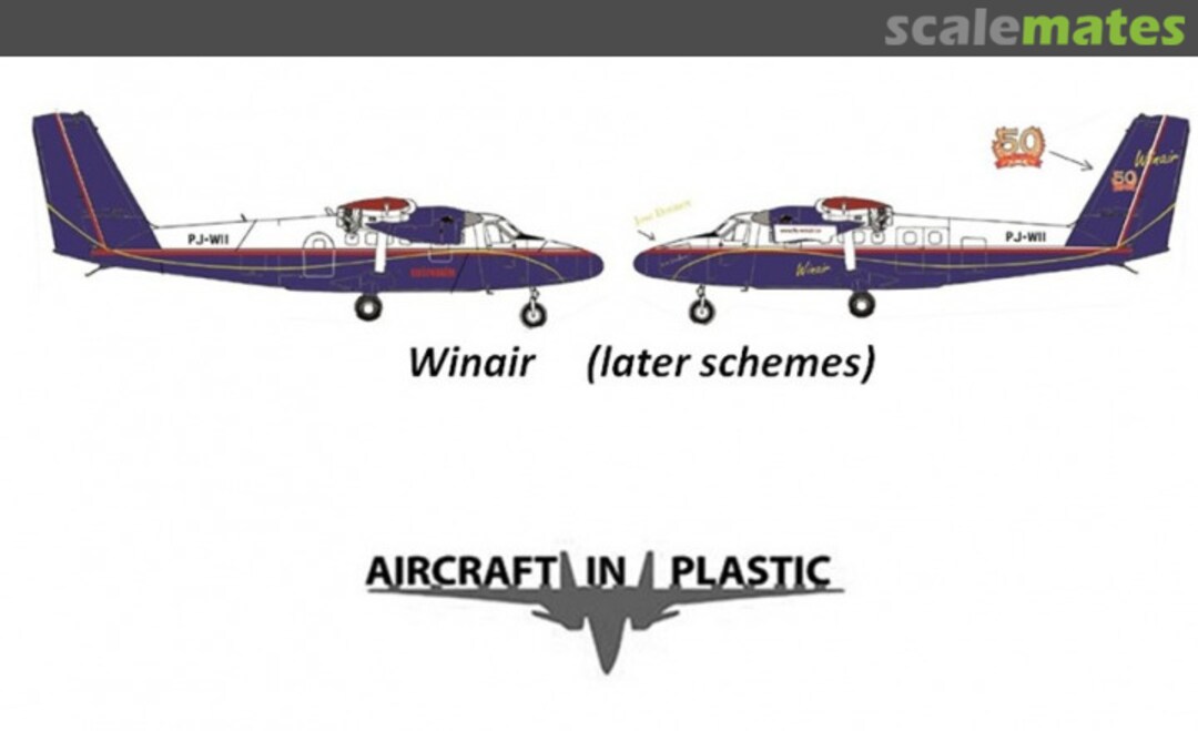 Boxart De Havilland Twin Otter WinAir AIPD-123 Aircraft in Plastic Boxart De Havilland Twin Otter WinAir AIPD-123 Aircraft in Plastic