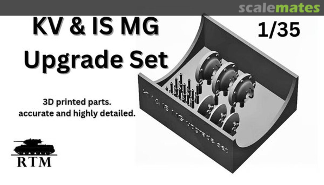Boxart KV & IS MG Upgrade Set RTM-072 Resin Tech Models