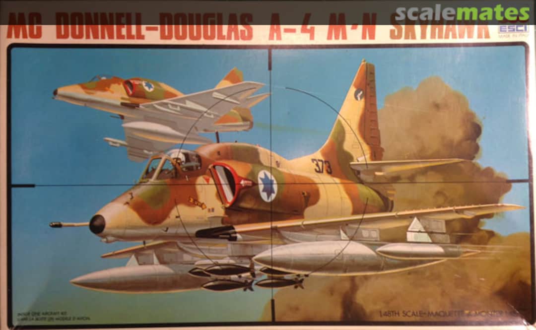 Boxart McDonnell-Douglas A-4M/N Skyhawk II 4016 ESCI Boxart McDonnell-Douglas A-4M/N Skyhawk II 4016 ESCI