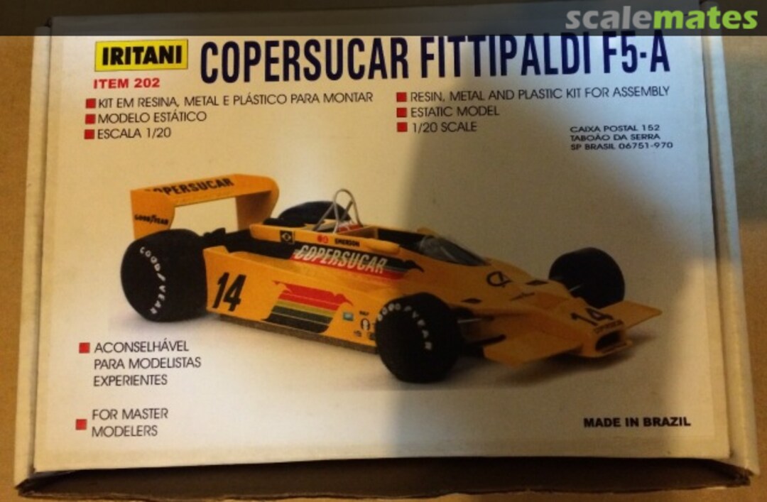 Boxart Copersucar Fittipaldi F5-A 202 Iritani