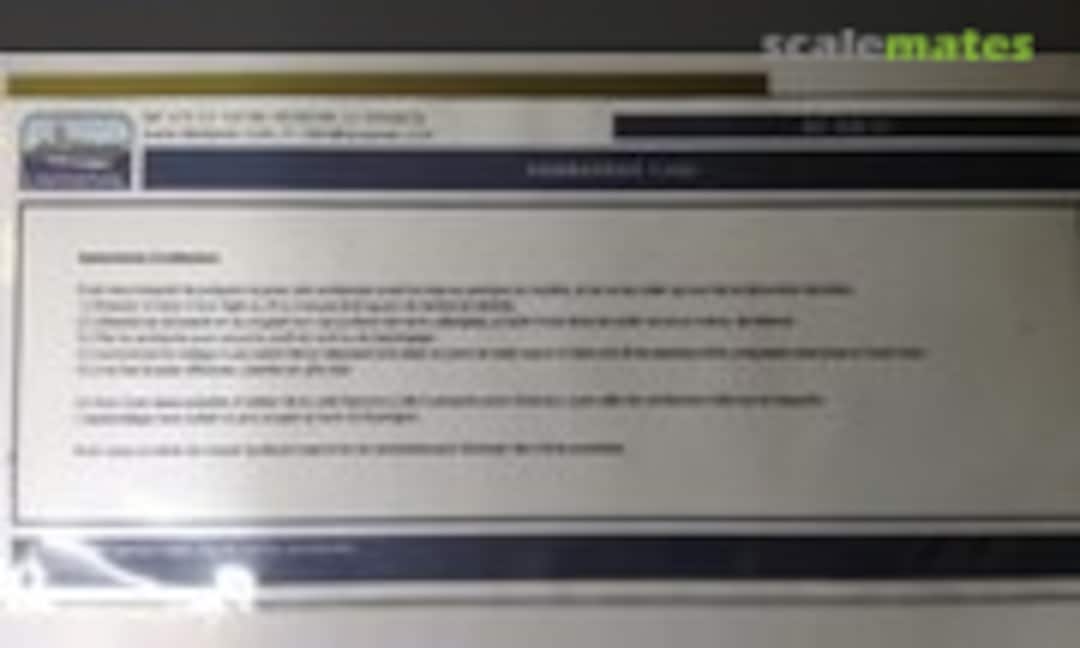 1:400 Rambardes / Railings (L'Arsenal AC 400 01)