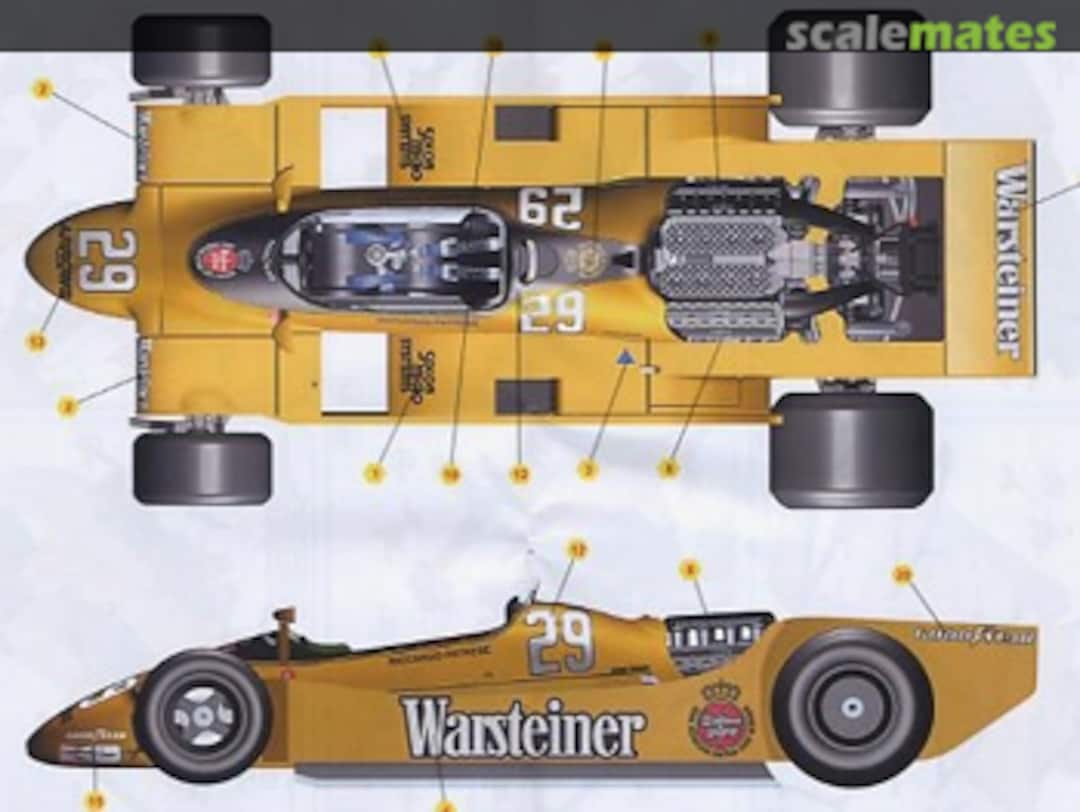 Boxart Arrows-Ford A2 "Warsteiner" SLK072 SilverLine Boxart Arrows-Ford A2 "Warsteiner" SLK072 SilverLine