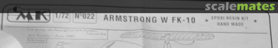 Boxart Armstrong W FK-10 022 CMK