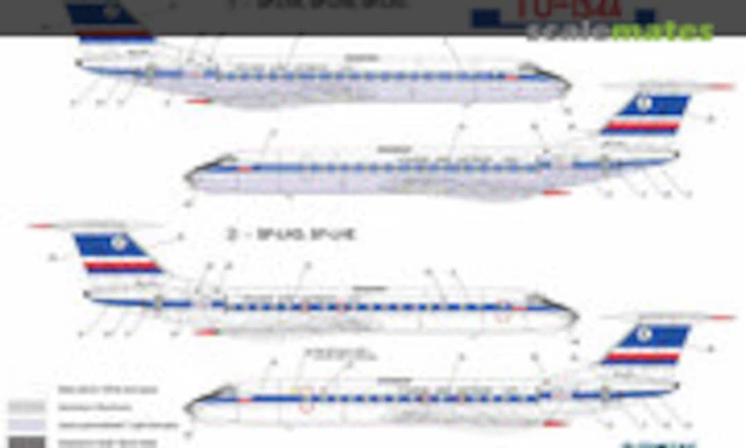 1:144 Tu-134A PLL LOT Old Livery (Martola 144D004) 144D004