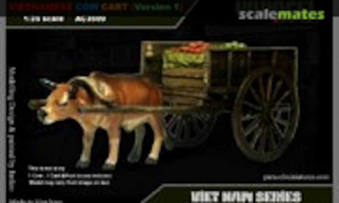 1:35 Vietnamese Cow Cart Version 1 (Paracel Miniatures AC3509)