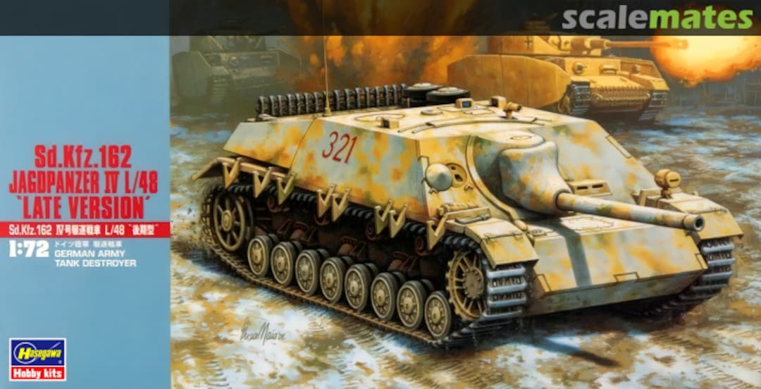 Boxart Sd.Kfz.162 Jagdpanzer IV L/48 'Late Version' 31151 Hasegawa Boxart Sd.Kfz.162 Jagdpanzer IV L/48 'Late Version' 31151 Hasegawa