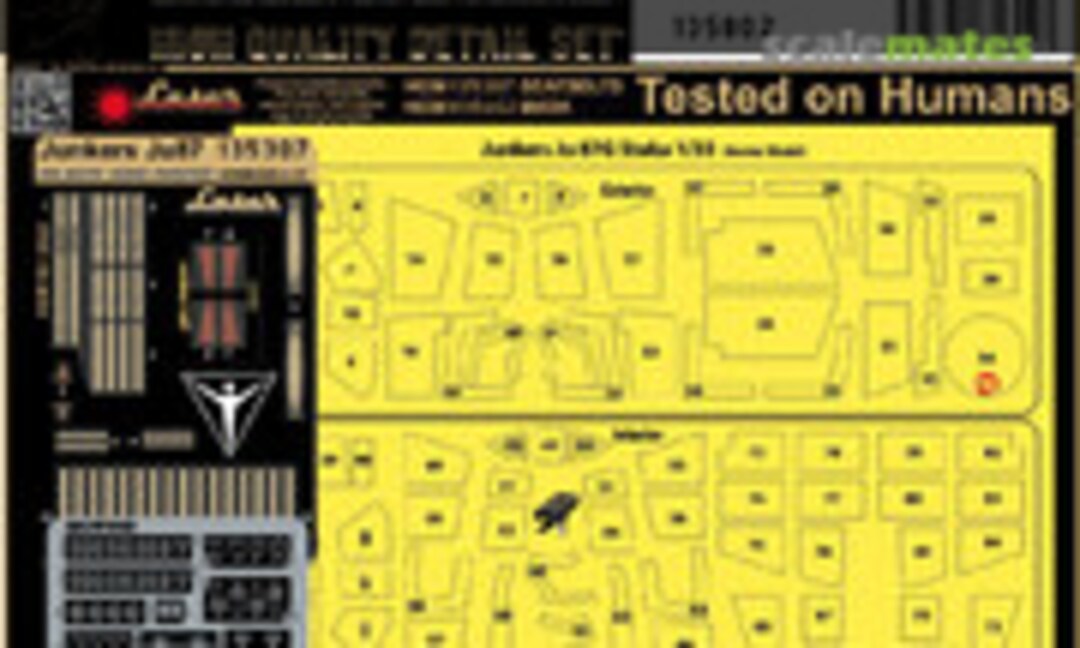 1:35 Junkers Ju87 Stuka - Seatbelts & Masks - 135802 (HGW Models 135802) 135802