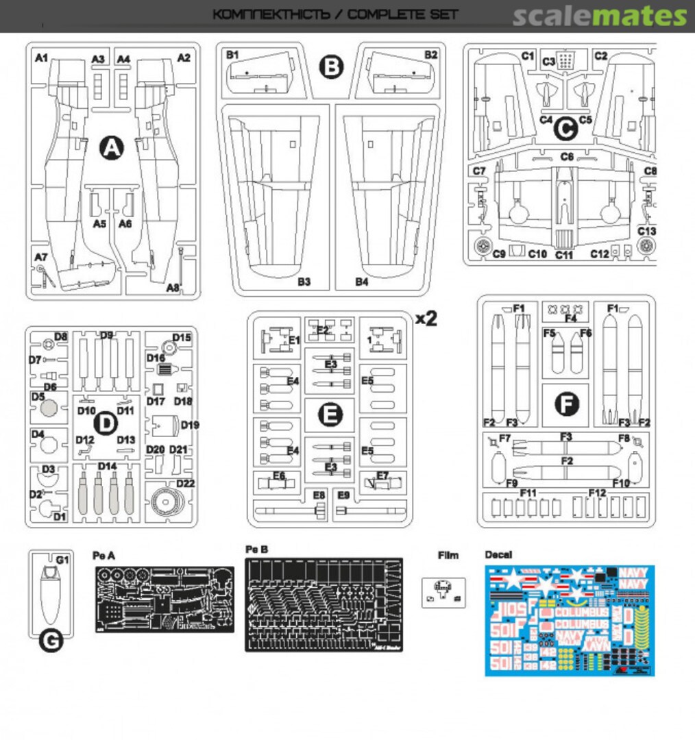 Contents Martin AM-1 Mauler 7239 A&A Models Contents Martin AM-1 Mauler 7239 A&A Models
