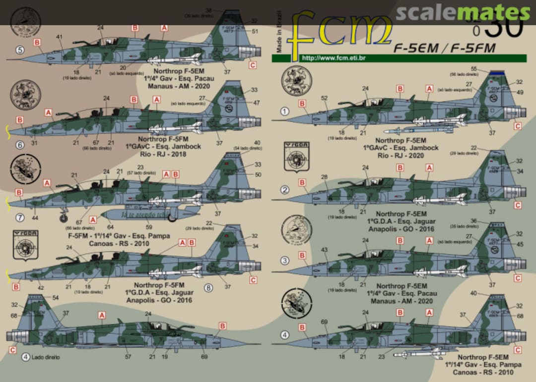 Boxart F-5EM / F-5FM 32-030 FCM Boxart F-5EM / F-5FM 32-030 FCM