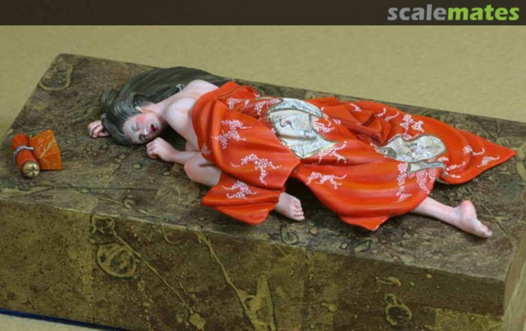 Boxart Japanese geisha Yayoi JGG003 Utamaro Modelling Boxart Japanese geisha Yayoi JGG003 Utamaro Modelling