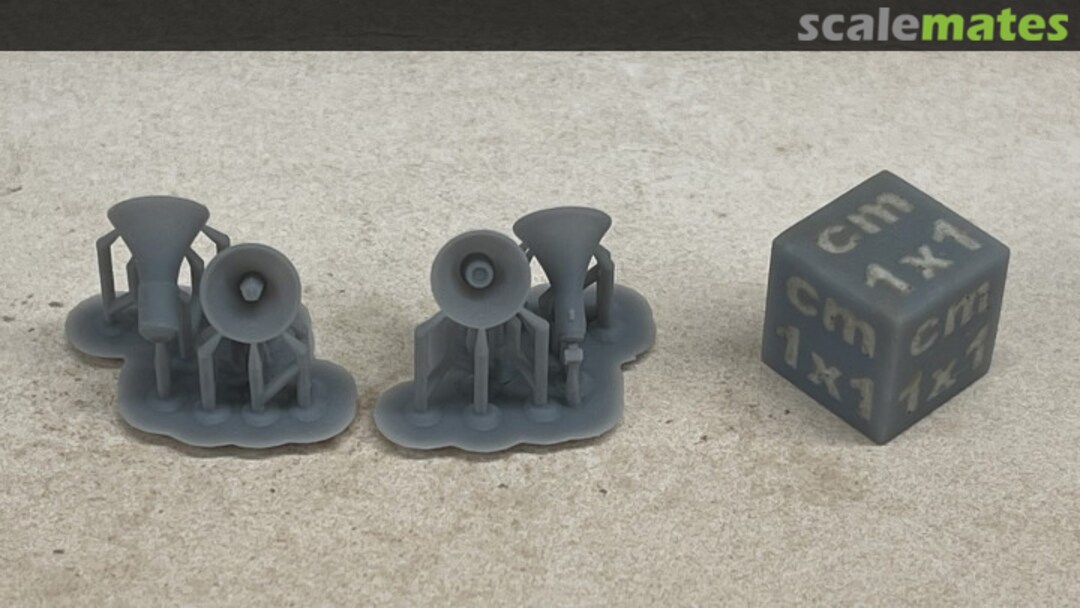 Boxart Megaphone small - 2 different types/pieces 35080113 EMP3d