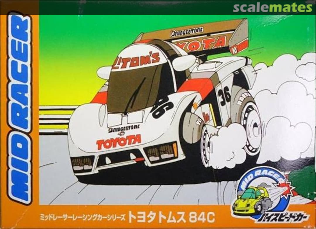 Boxart Toyota Tom's 84C RC-4 Mitsuwa Model Boxart Toyota Tom's 84C RC-4 Mitsuwa Model