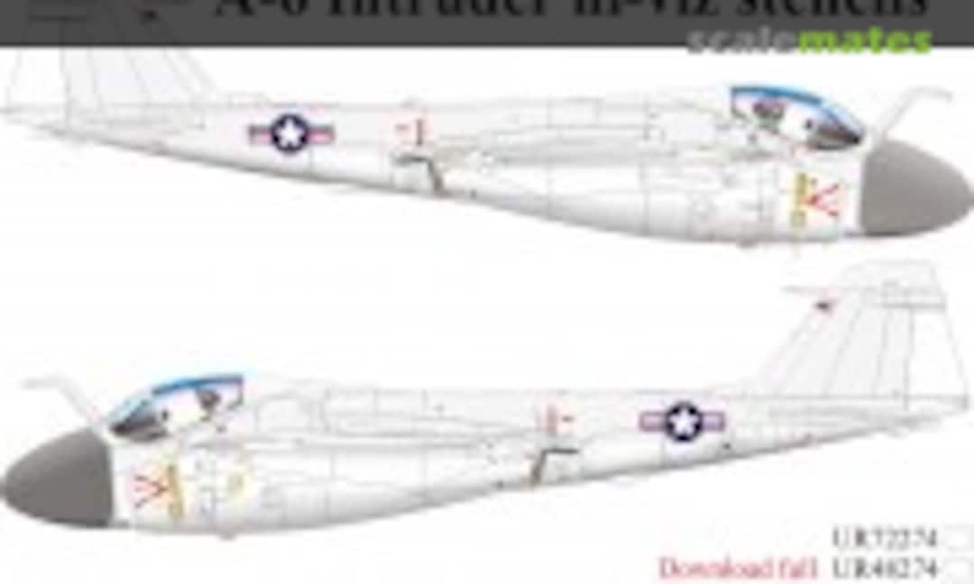 1:32 A-6 Intruder Hi-Viz stencils with insignia (UpRise Decal UR32274) UR32274