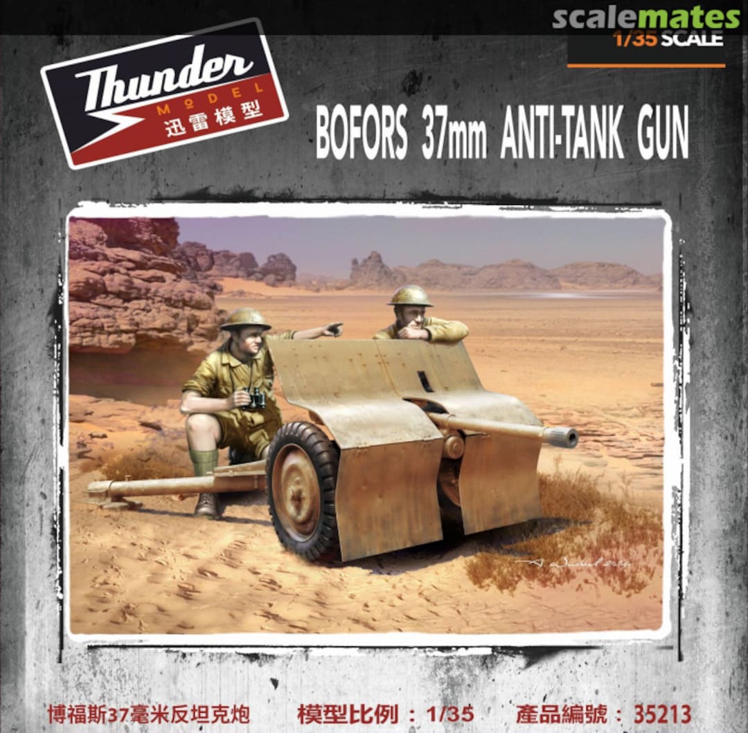 Boxart Bofors 37mm AT-Gun 35213 Thunder Model Boxart Bofors 37mm AT-Gun 35213 Thunder Model