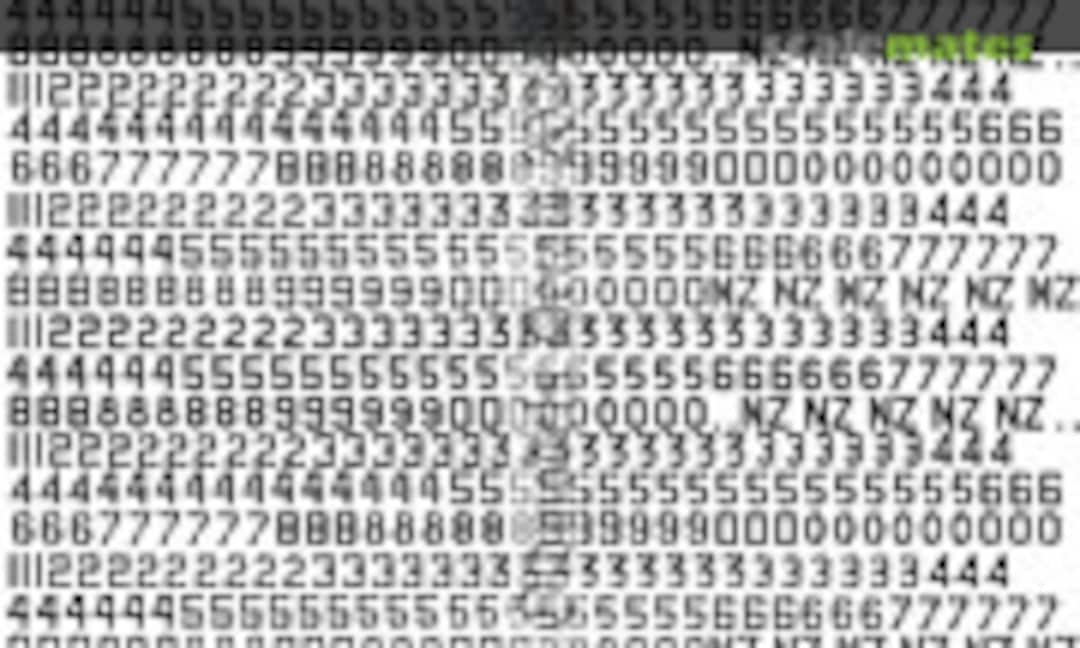 1:32 RNZAF 8in Serials Late WWII to 1953 (Oldmodels Decals OMD1524) OMD1524