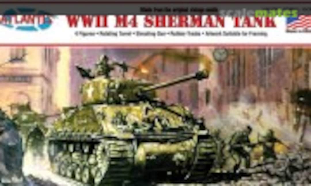 1:48 WWII M-4 Sherman Tank (Atlantis A317)